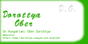 dorottya ober business card